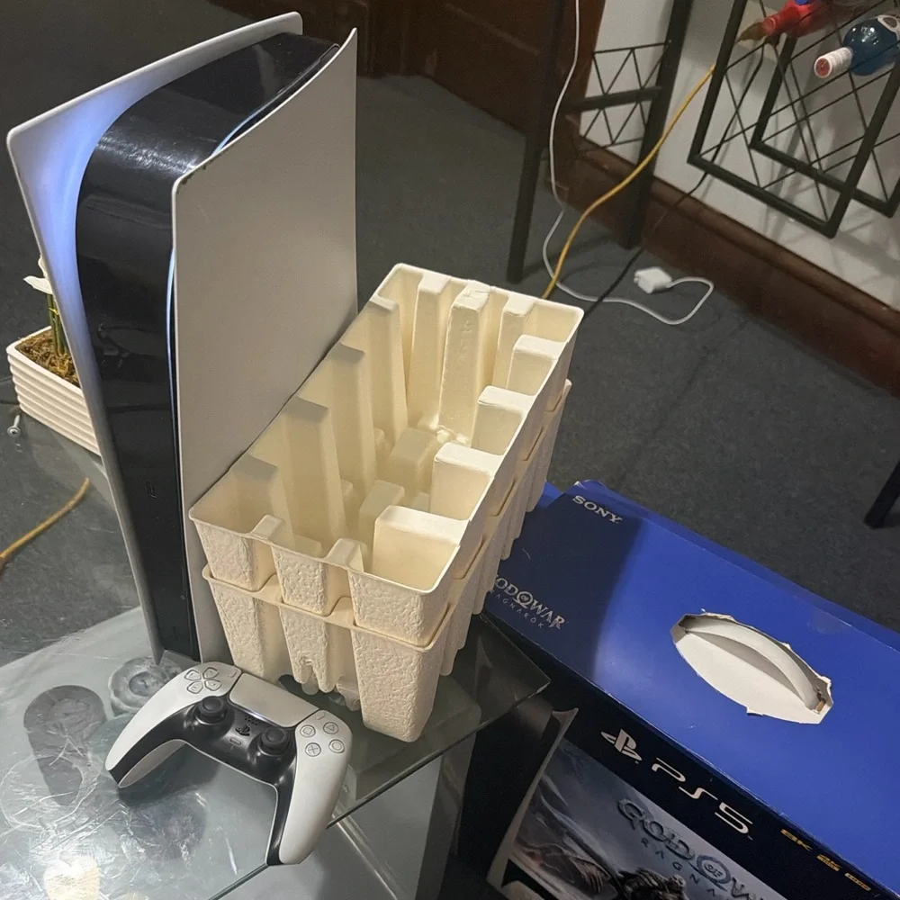 Sony PlayStation 5 with White and Black Design
